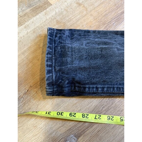 Unbranded Selvedge Black Skinny Stretch Denim Jeans‎ Button Fly - Picture 5 of 9